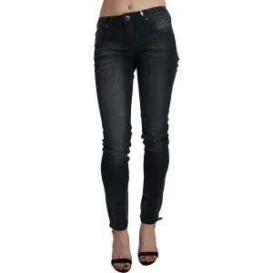 Acht Chic Blue Washed Skinny Denim Jeans