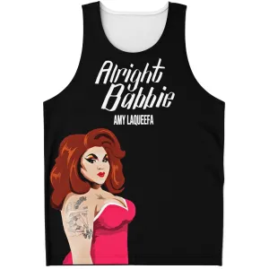 Alright babbie black vest top