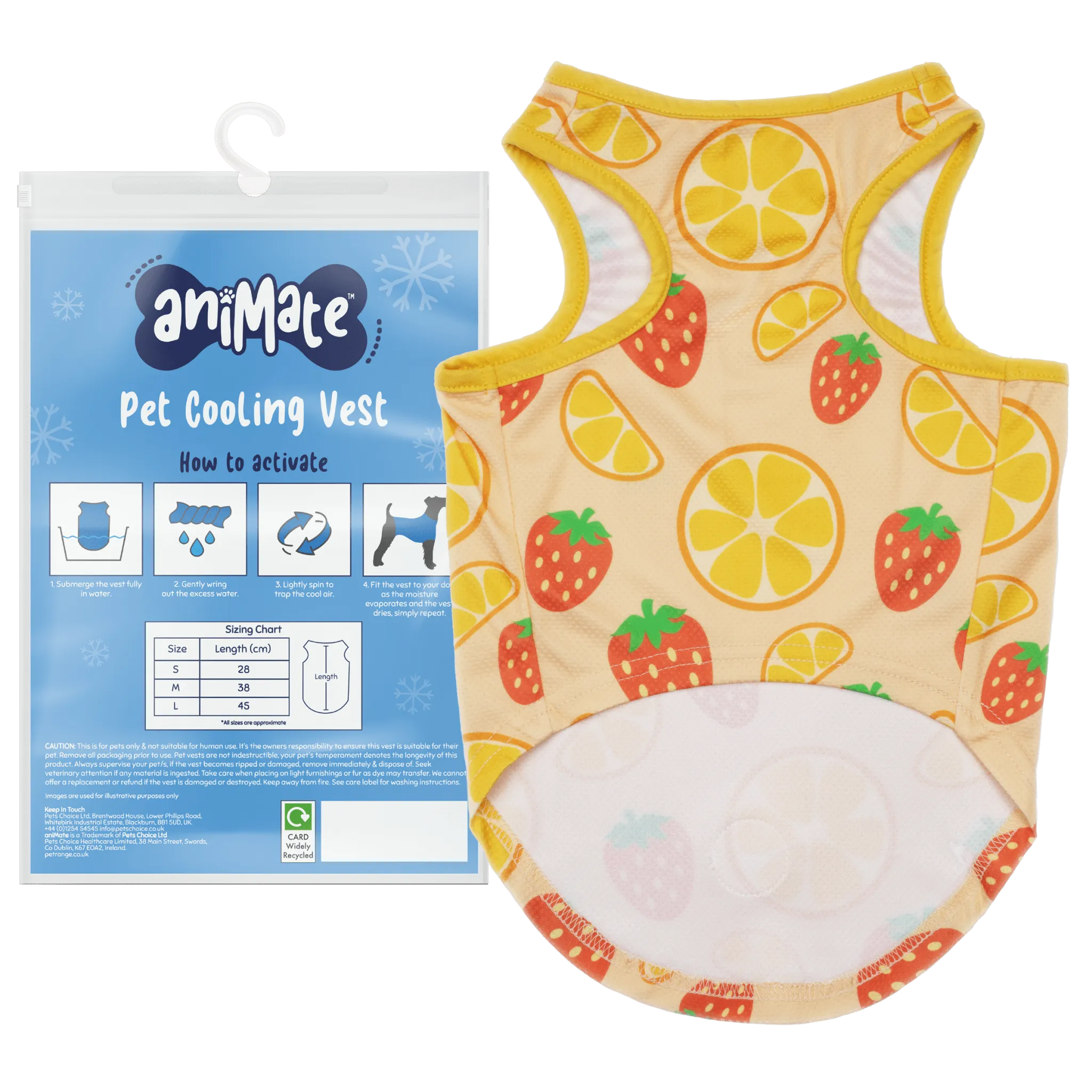 Animate - Cooling Vest Summer Fruits - Small