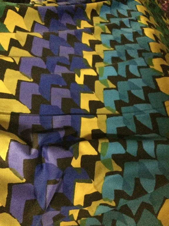 Arcade poly/spandex print