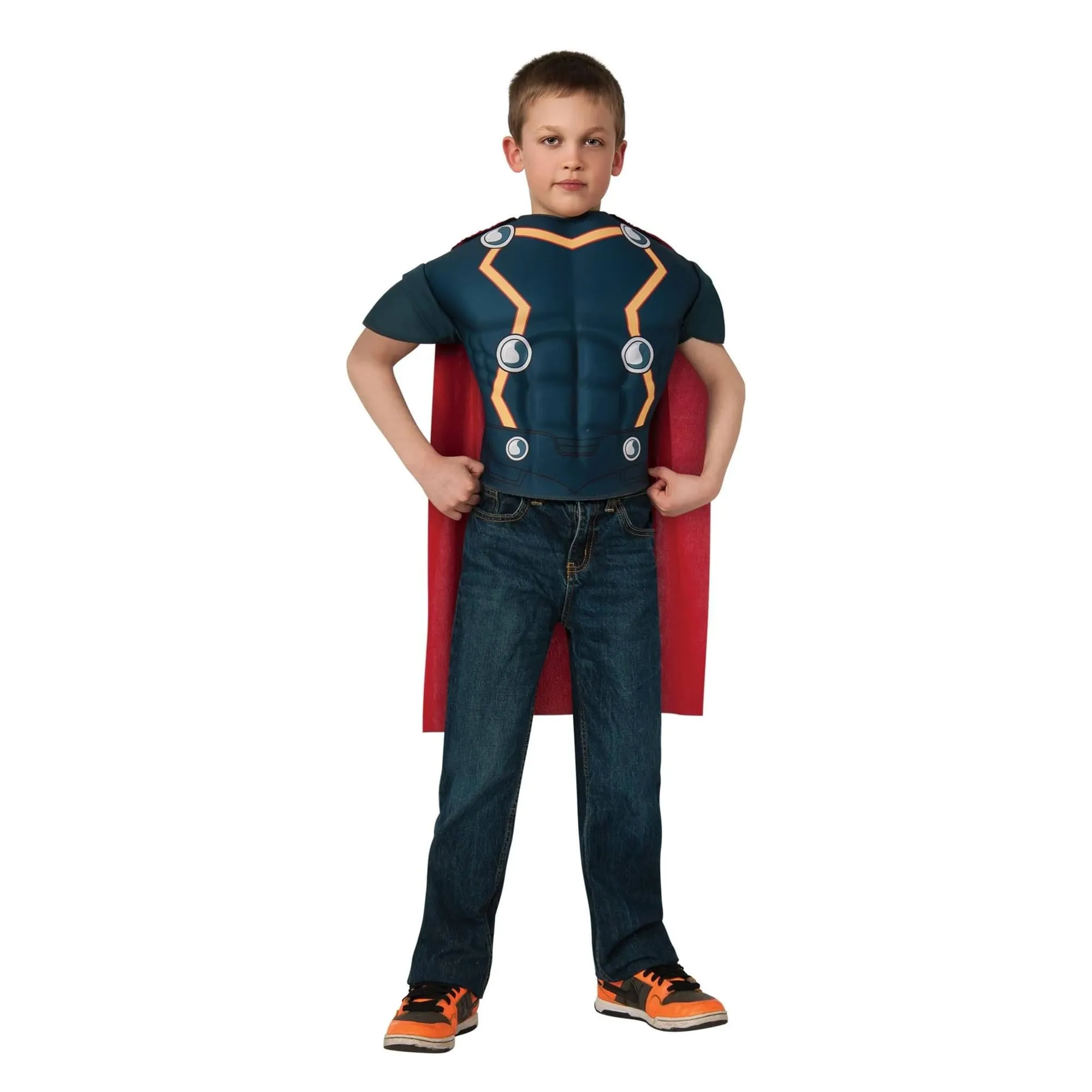 Avengers Assemble Marvel Thor Muscle Chest Shirt Child Costume