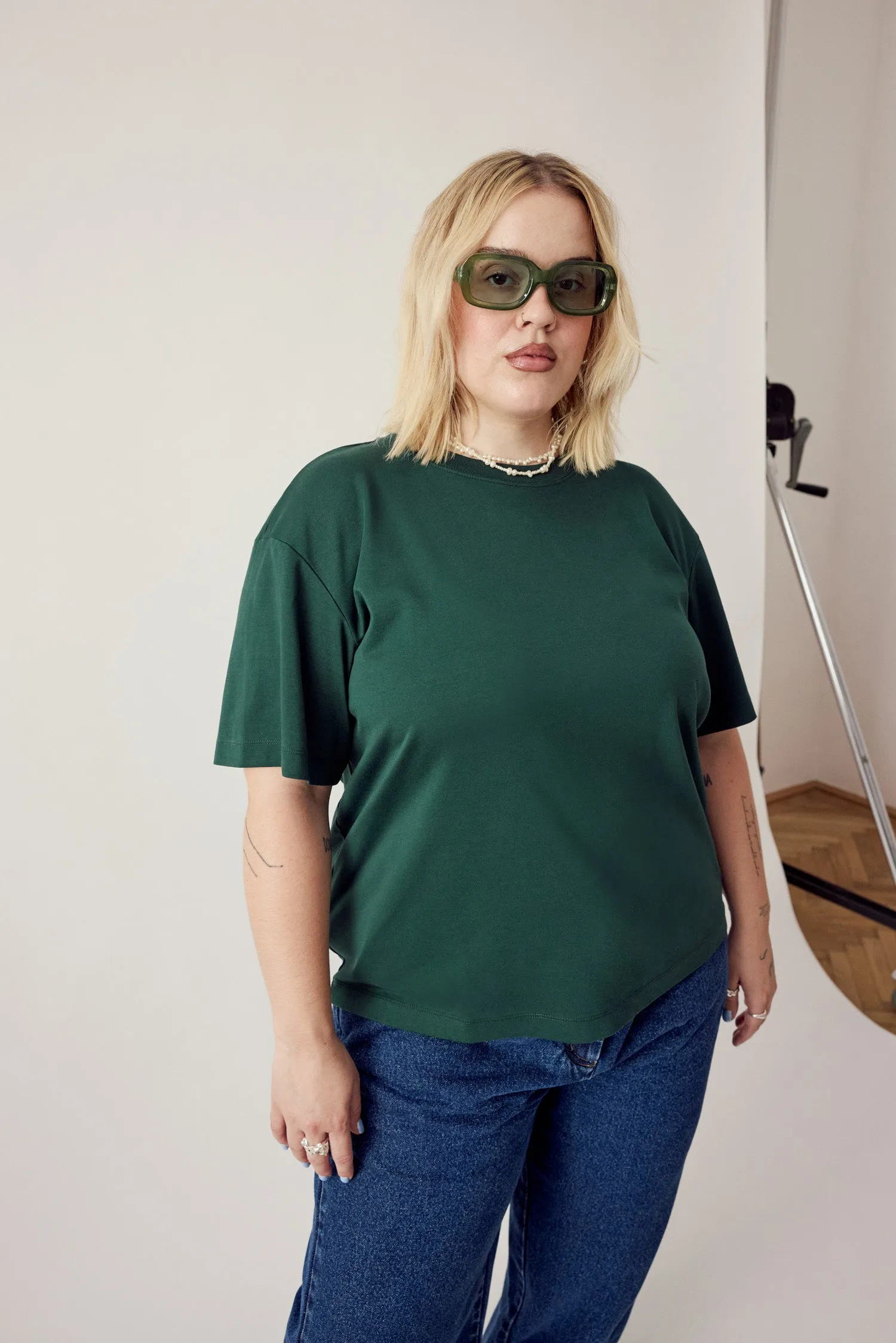 Basic Heavyweight T-Shirt Dark Green