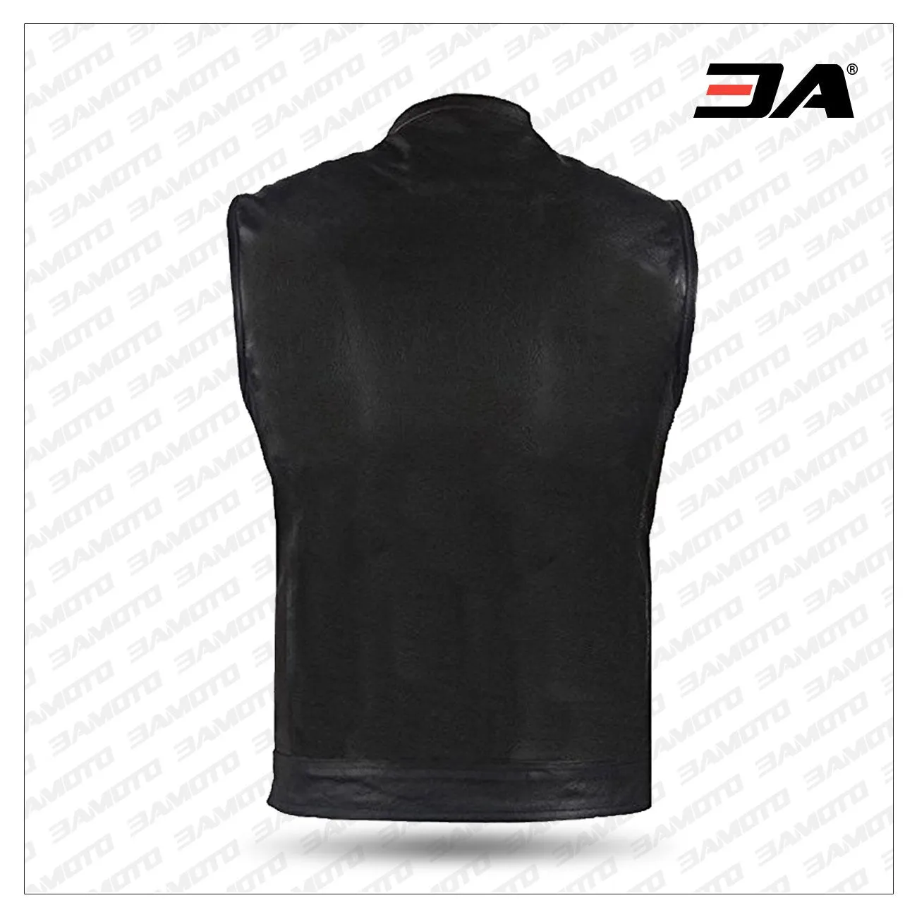 Big Men’s Top Grade Club Leather Motorcycle Vest