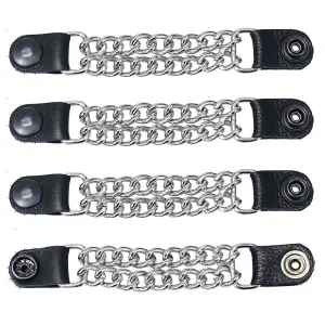 Black Snap Vest Chain Extenders #VC2K