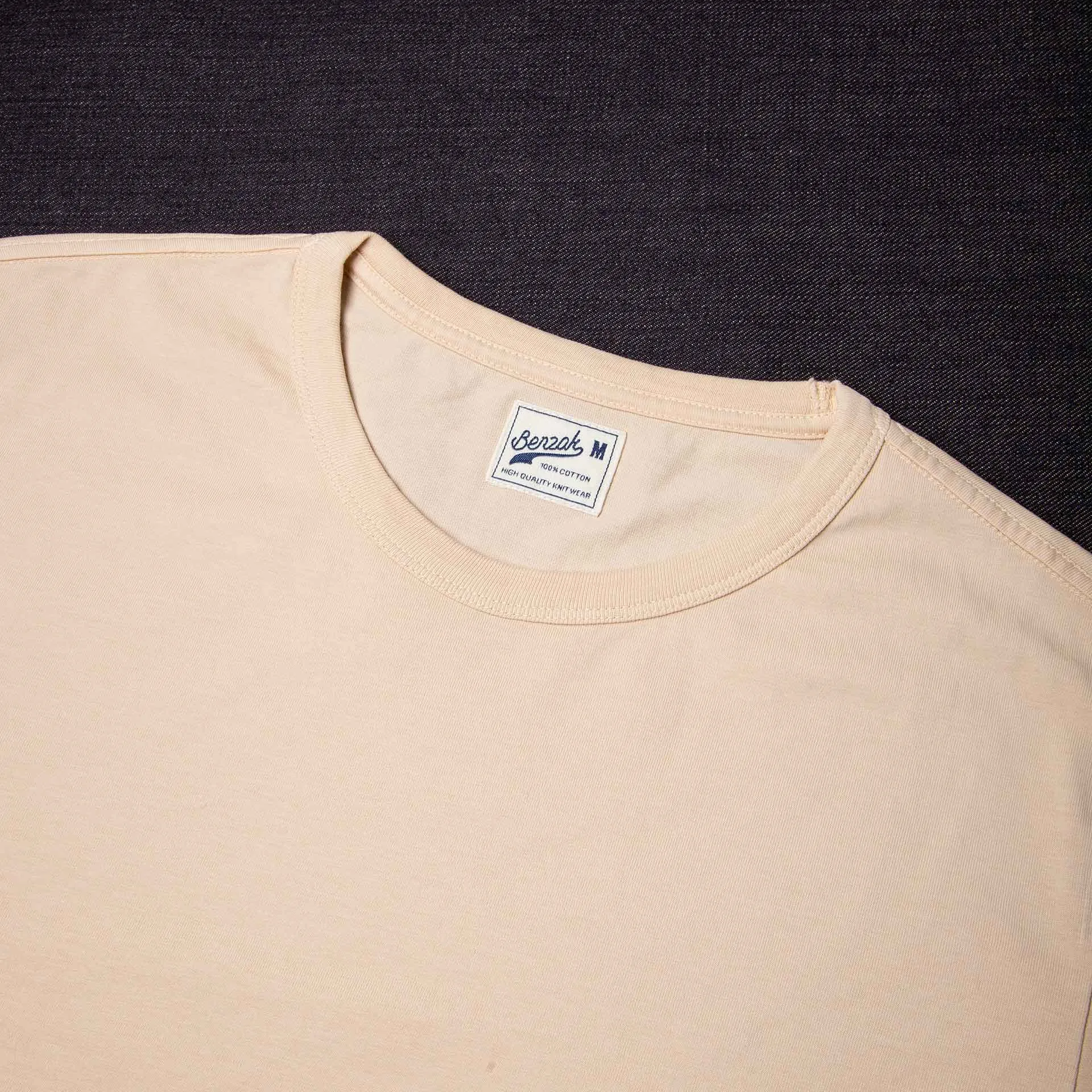 BT-08 CLASSIC TEE taupe basic jersey