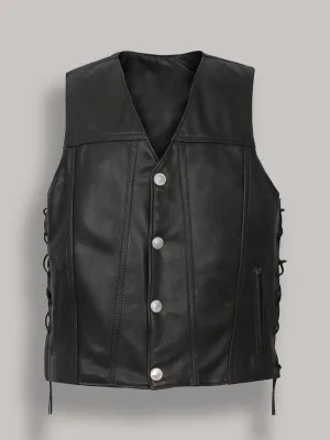 Buffalo Nickel Snap Vest for Men