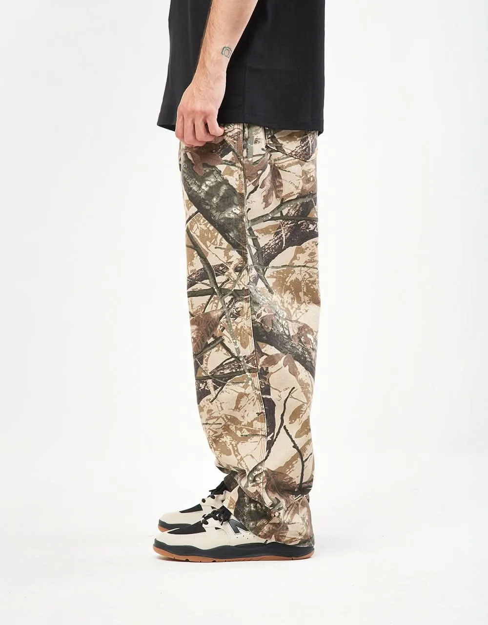 Butter Goods Foliage Camo Denim Jeans - Tan