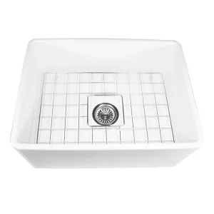 Cape 24" Single Bowl Fireclay Farmhouse Kitchen Sink