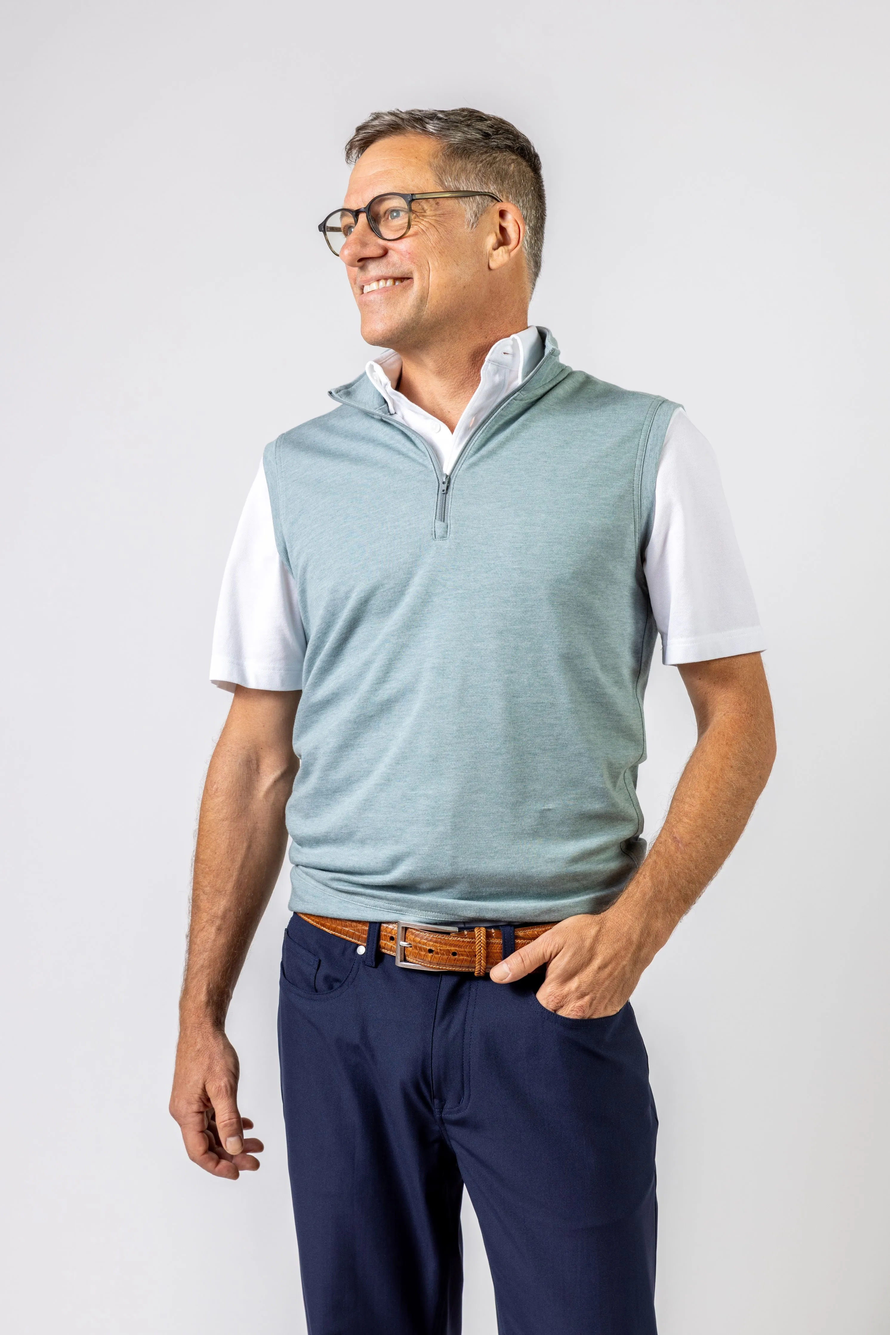 Comfort Quarter Zip Vest - 2 Color Options Available