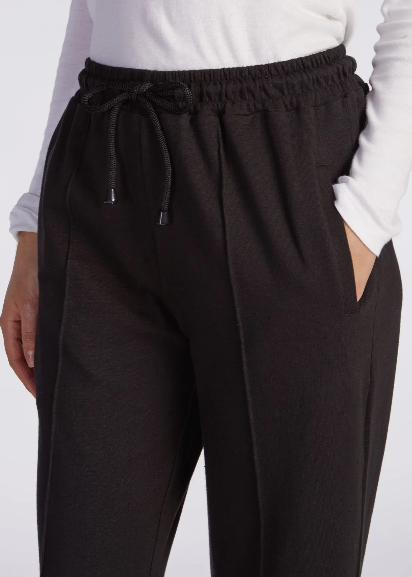 Cotton Loose Fit Joggers Black - Final Sale