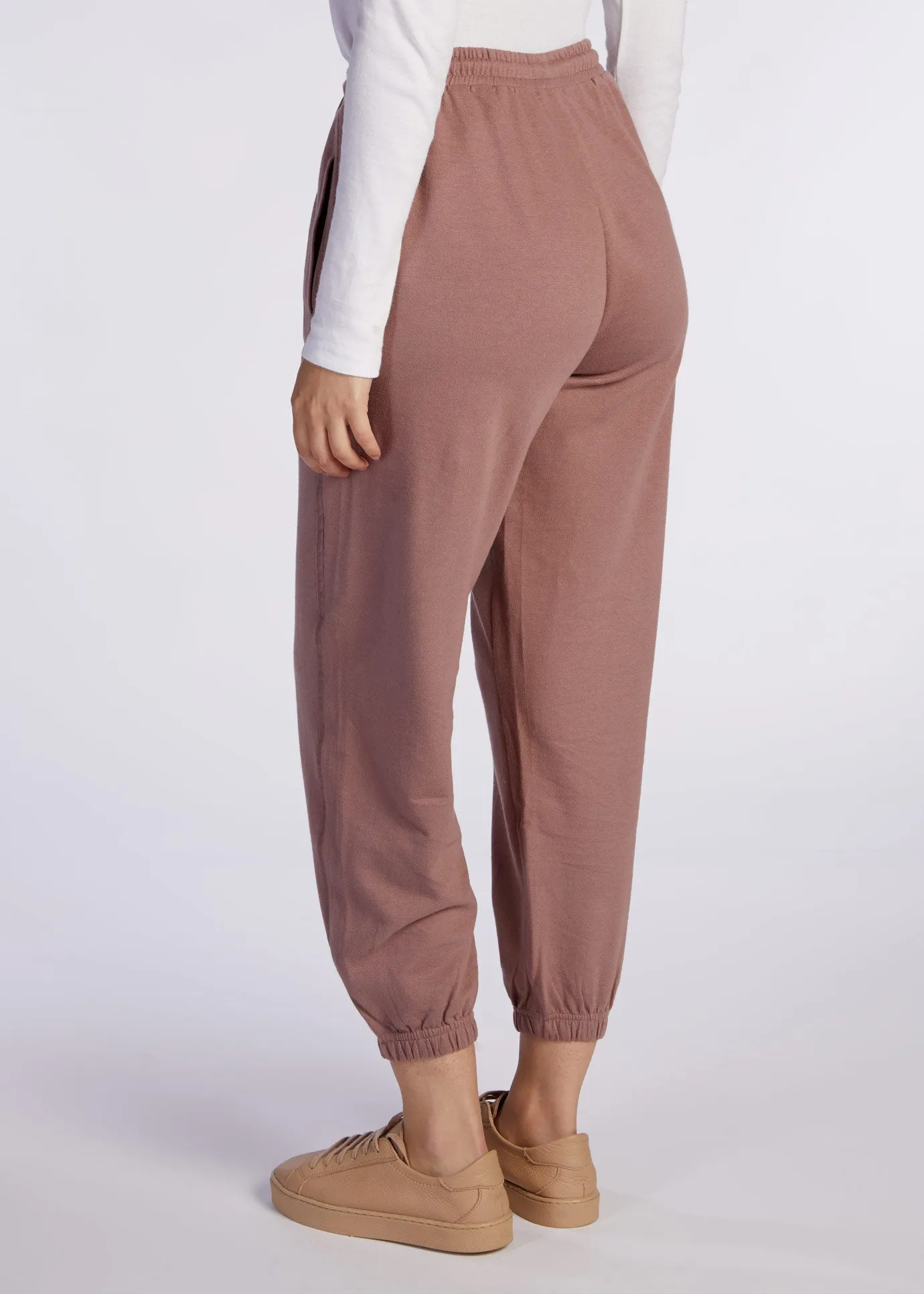 Cotton Track Pants Taupe - Final Sale