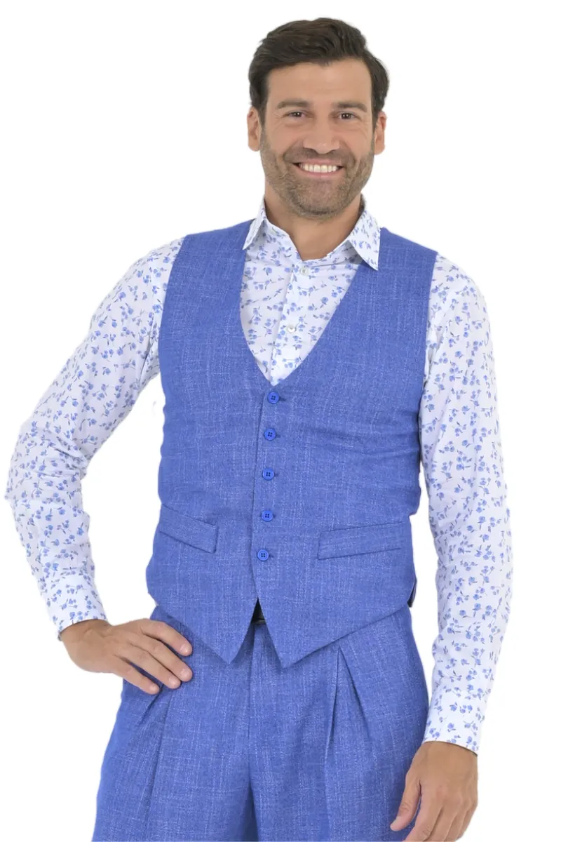 Denim Blue Men's Tango Vest