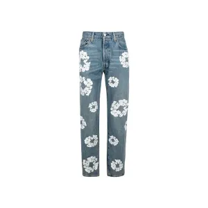 Denim Tears x Levi's Cotton Wreath Jean Light Wash