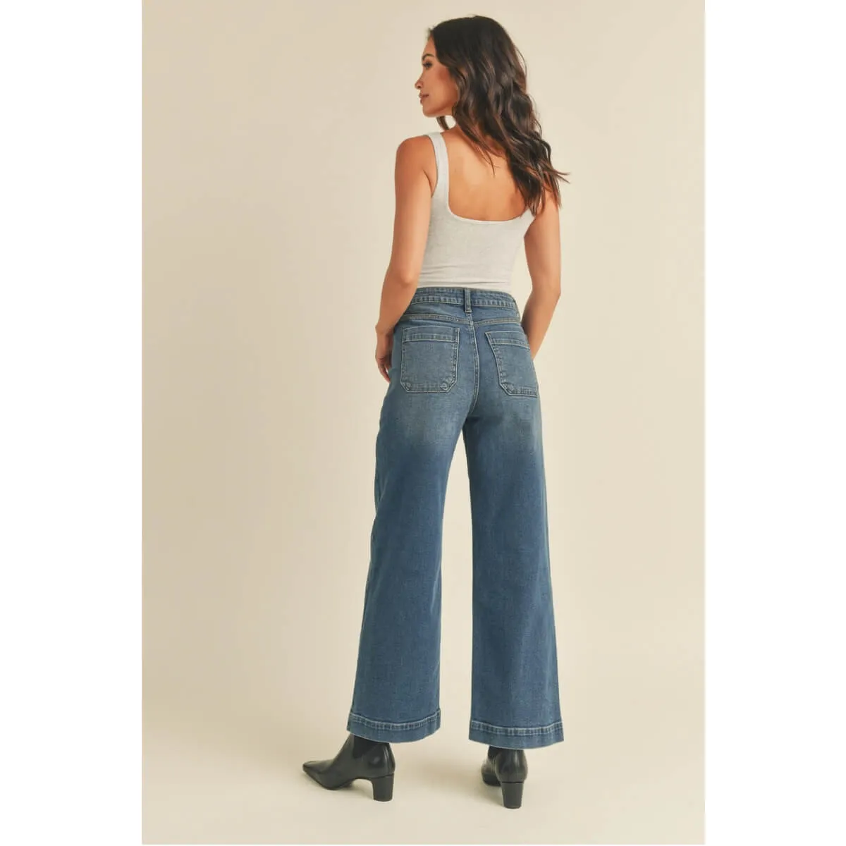 Denim Utility Pants