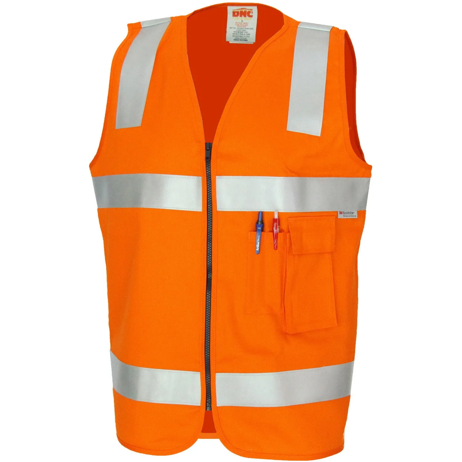 DNC Patron Saint Flame Retardant Safety Vest With 3M F/R Tape (3410)