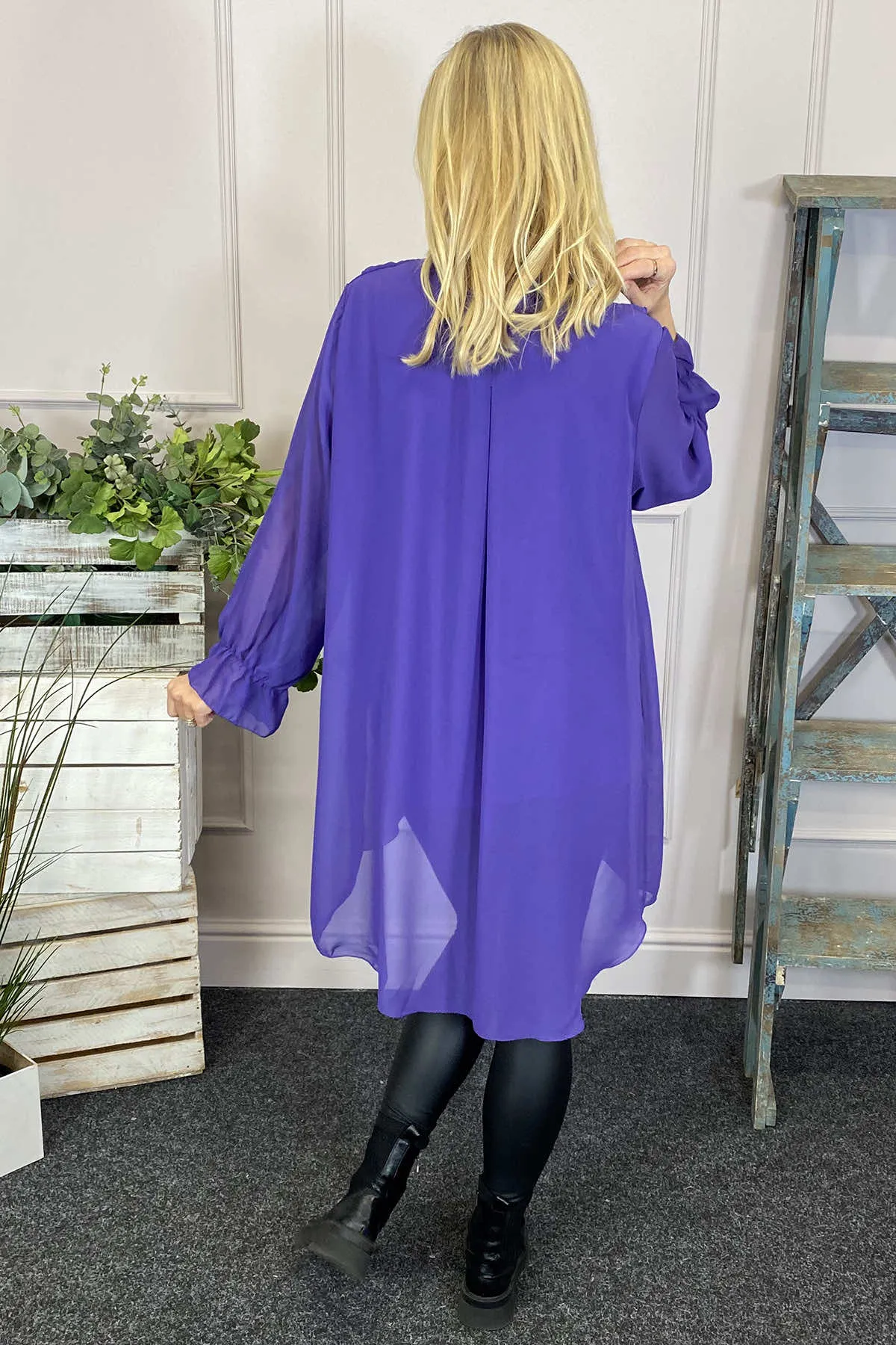 Dorota Shirt Tunic Purple