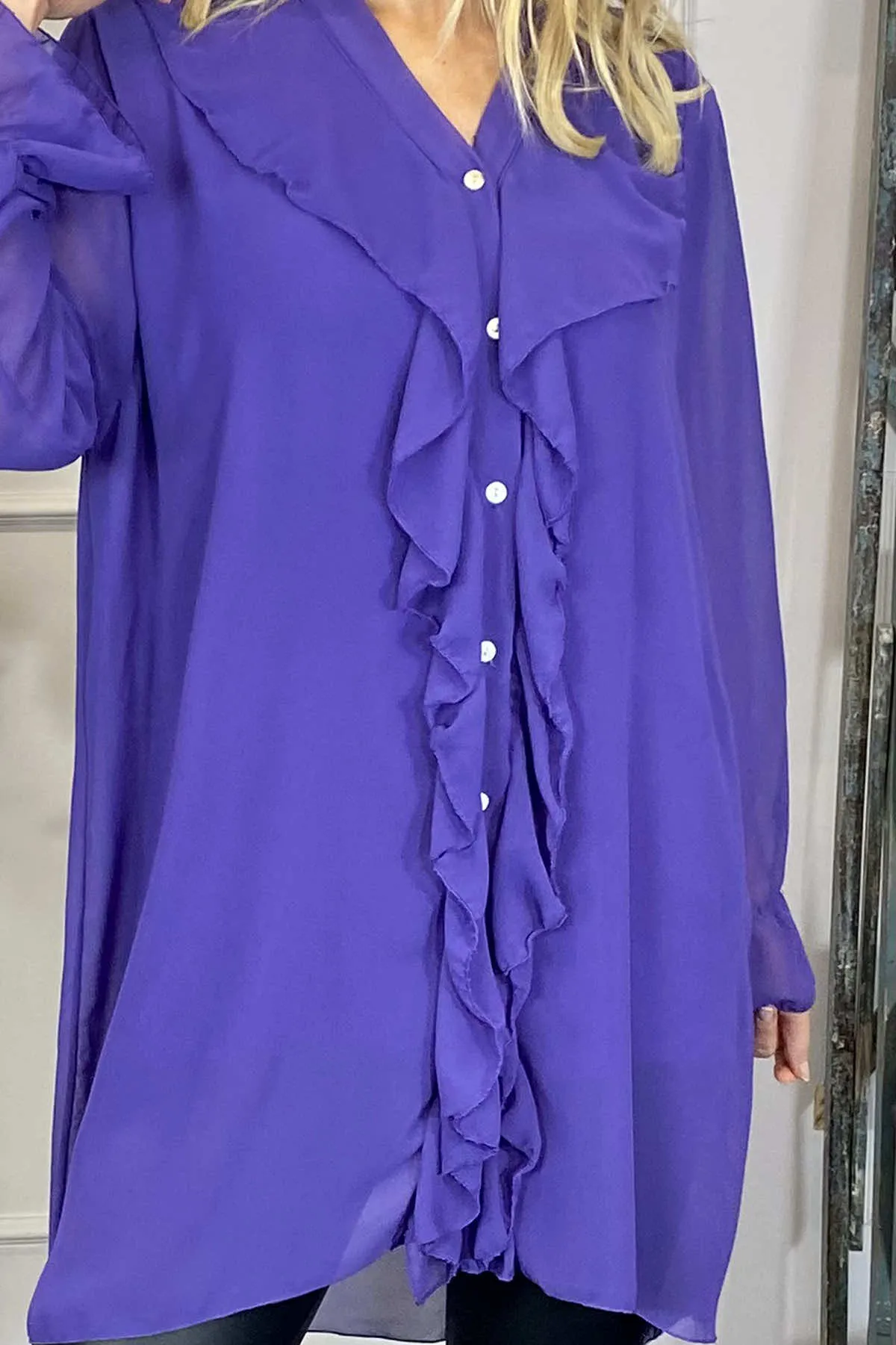 Dorota Shirt Tunic Purple