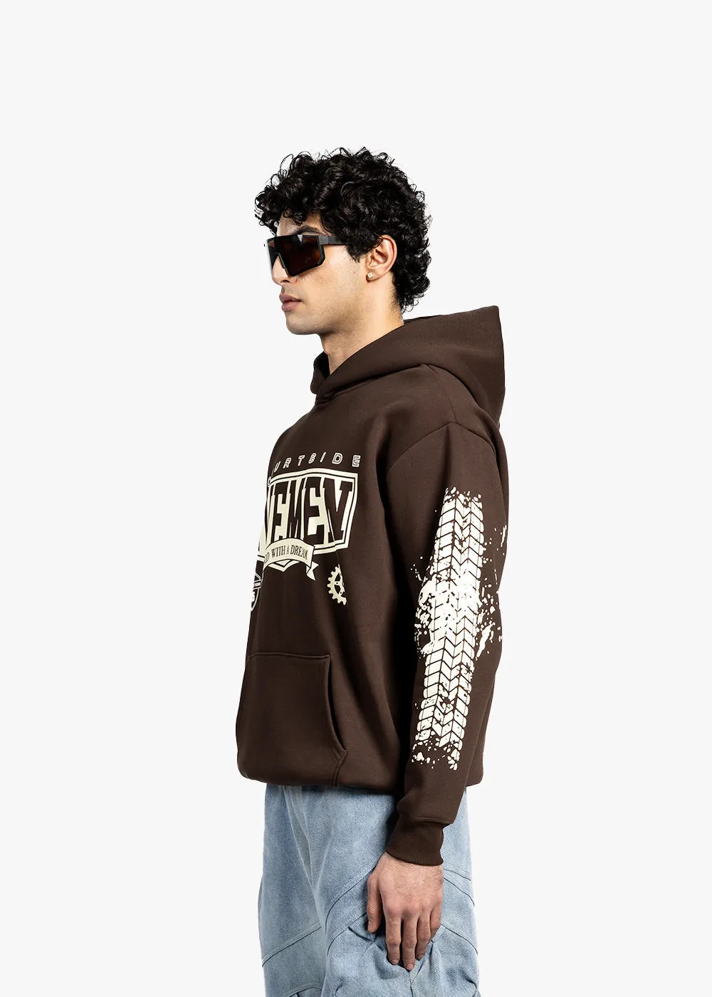 DRIFT HOODIE - BROWN