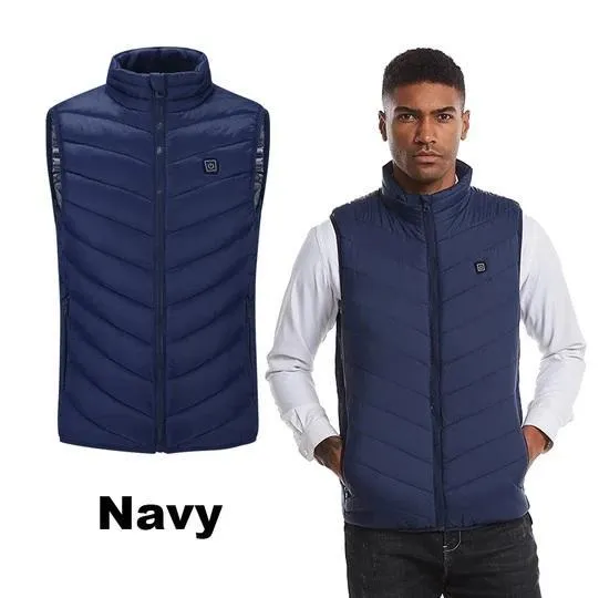 Electric Heated Vest Men Women Heating Waistcoat Thermal Warm Clothing Usb Heated Outdoor Vest Winter Heated Jacket