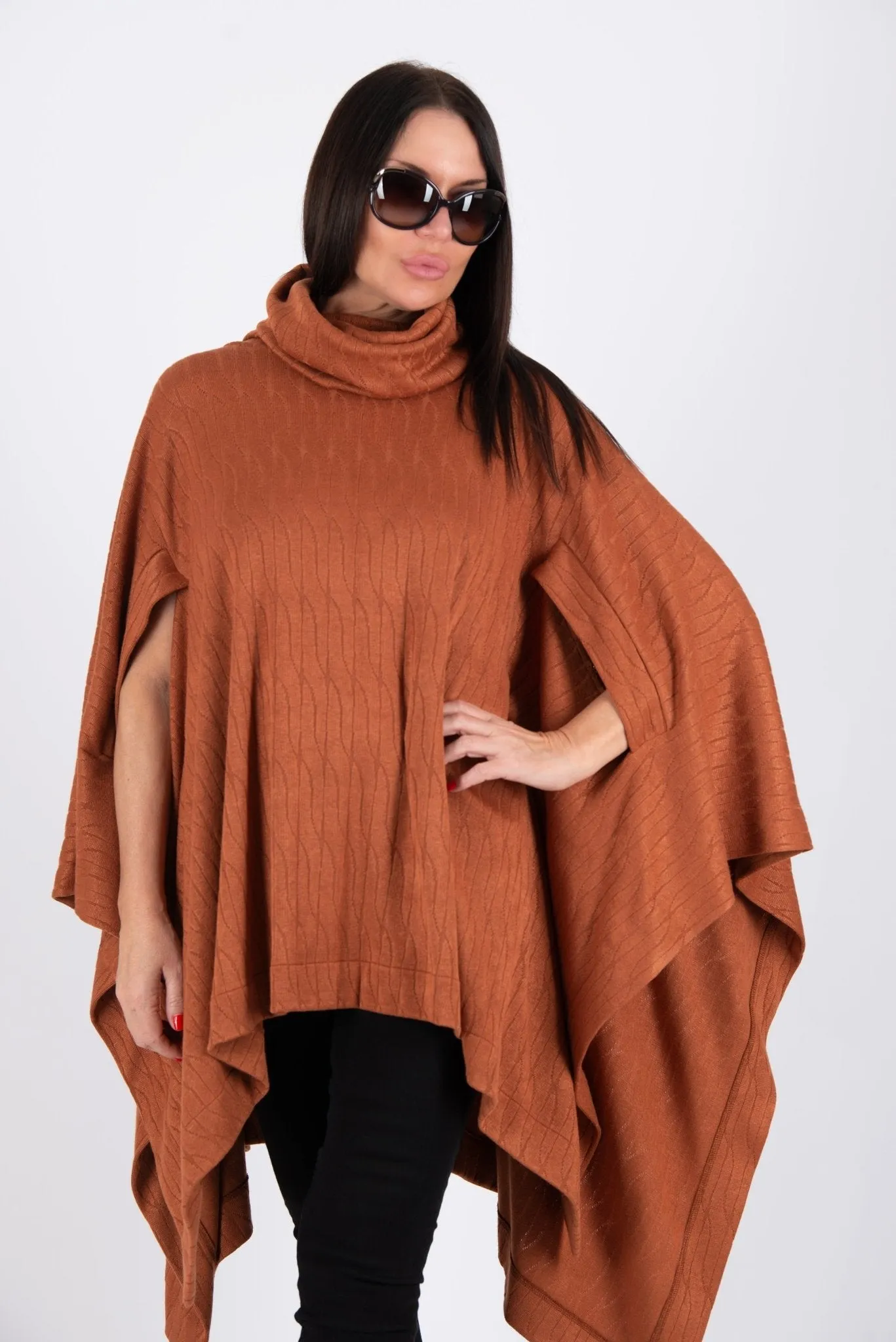 EVA Knitted Poncho ON SALE