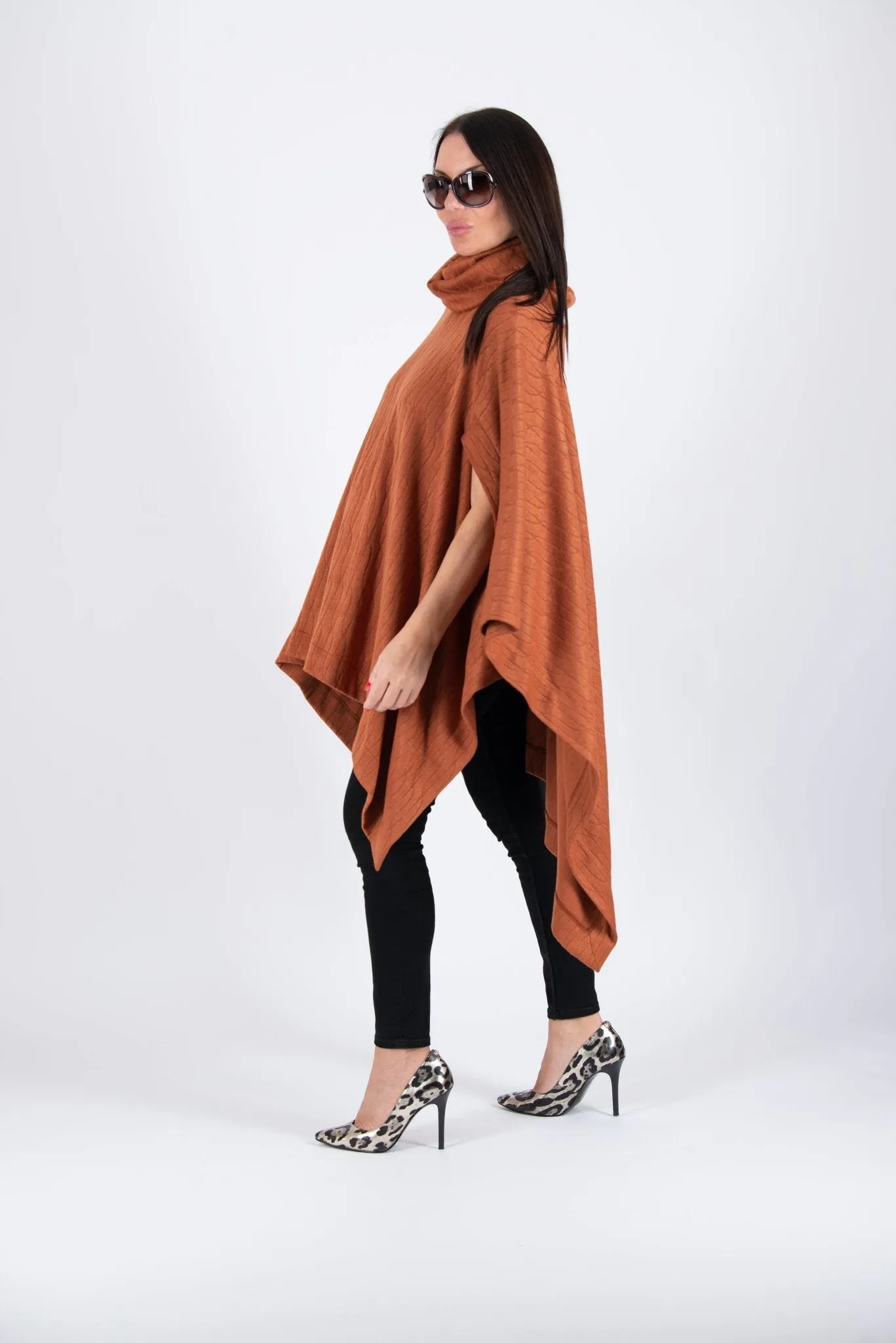 EVA Knitted Poncho ON SALE