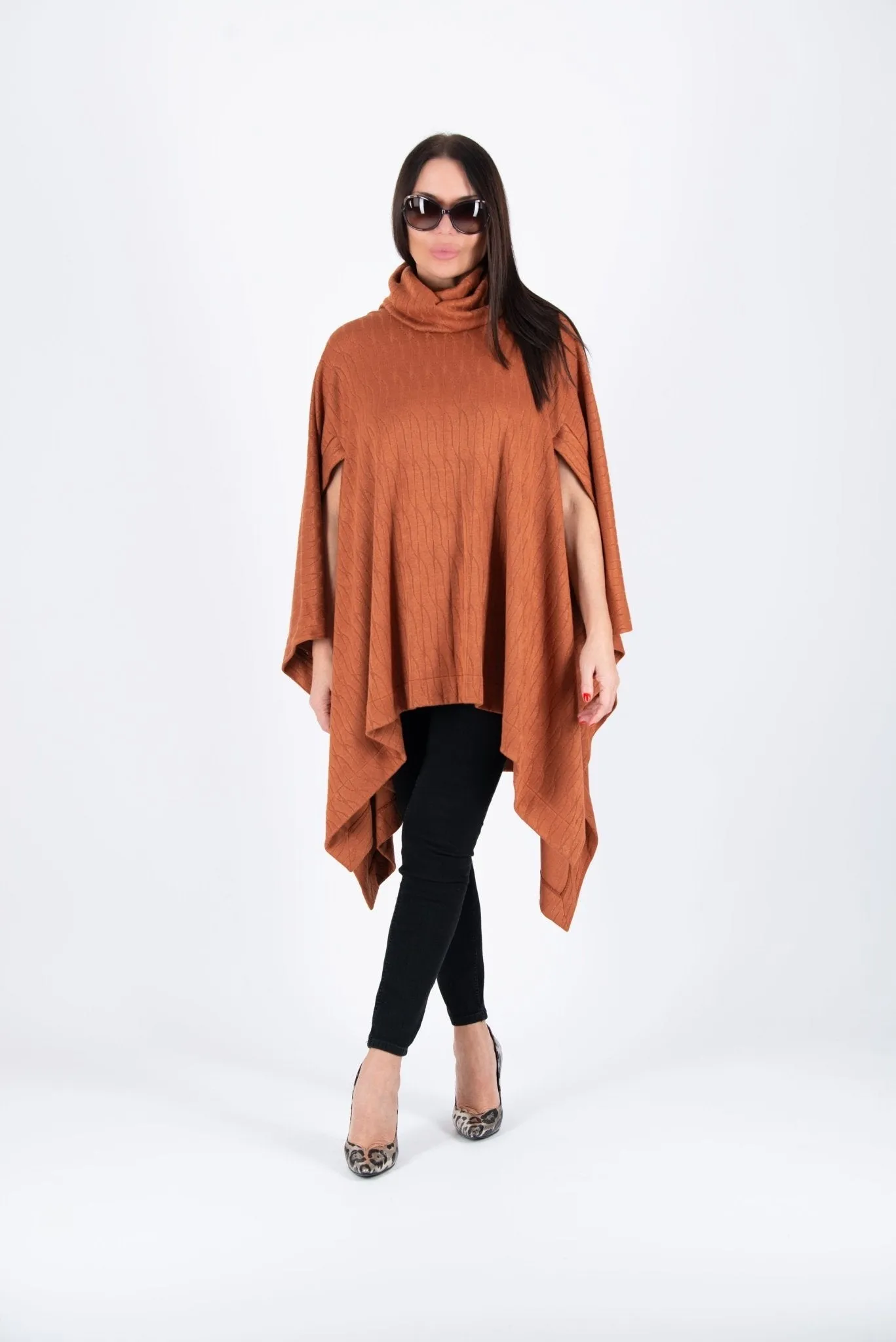 EVA Knitted Poncho ON SALE