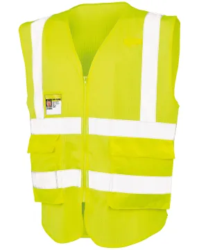 Executive cool mesh safety vest | Fluorescent Yellow