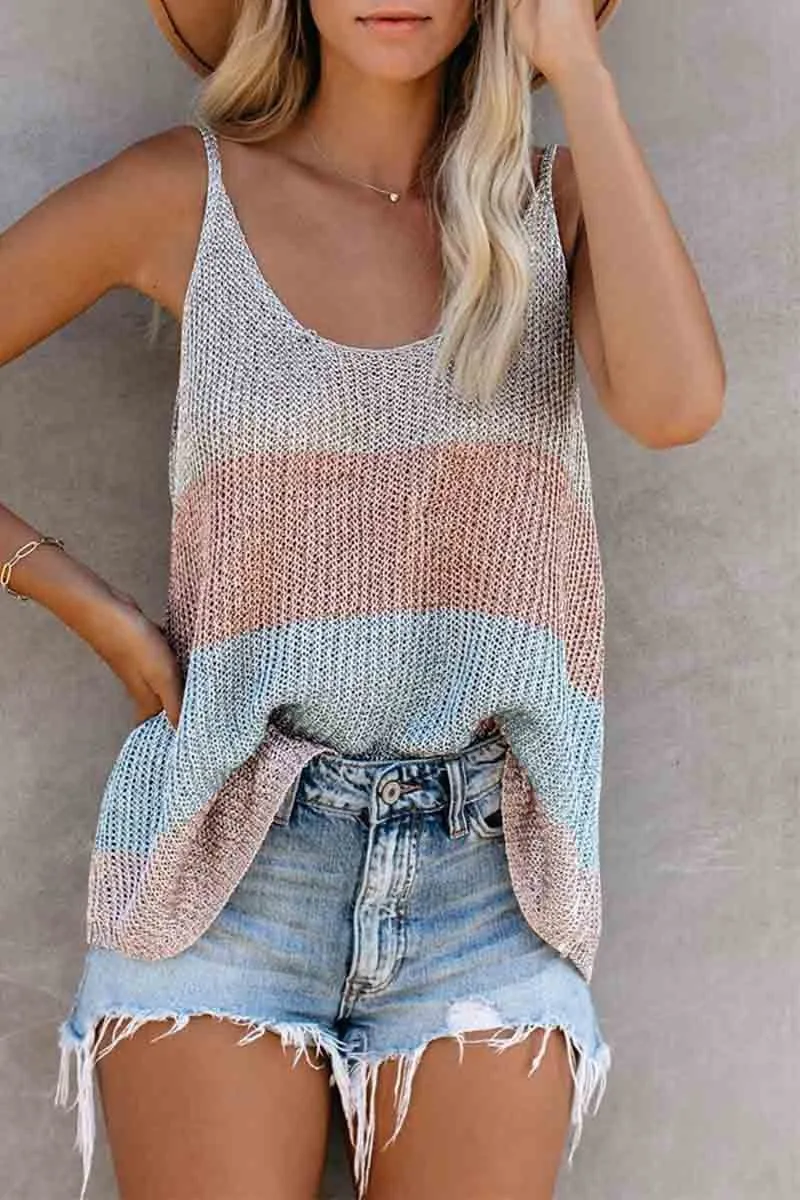 Florcoo Knitted Vest Top