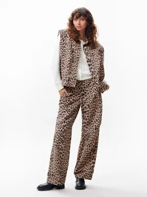 Gilet met leopard dessin | Sesame