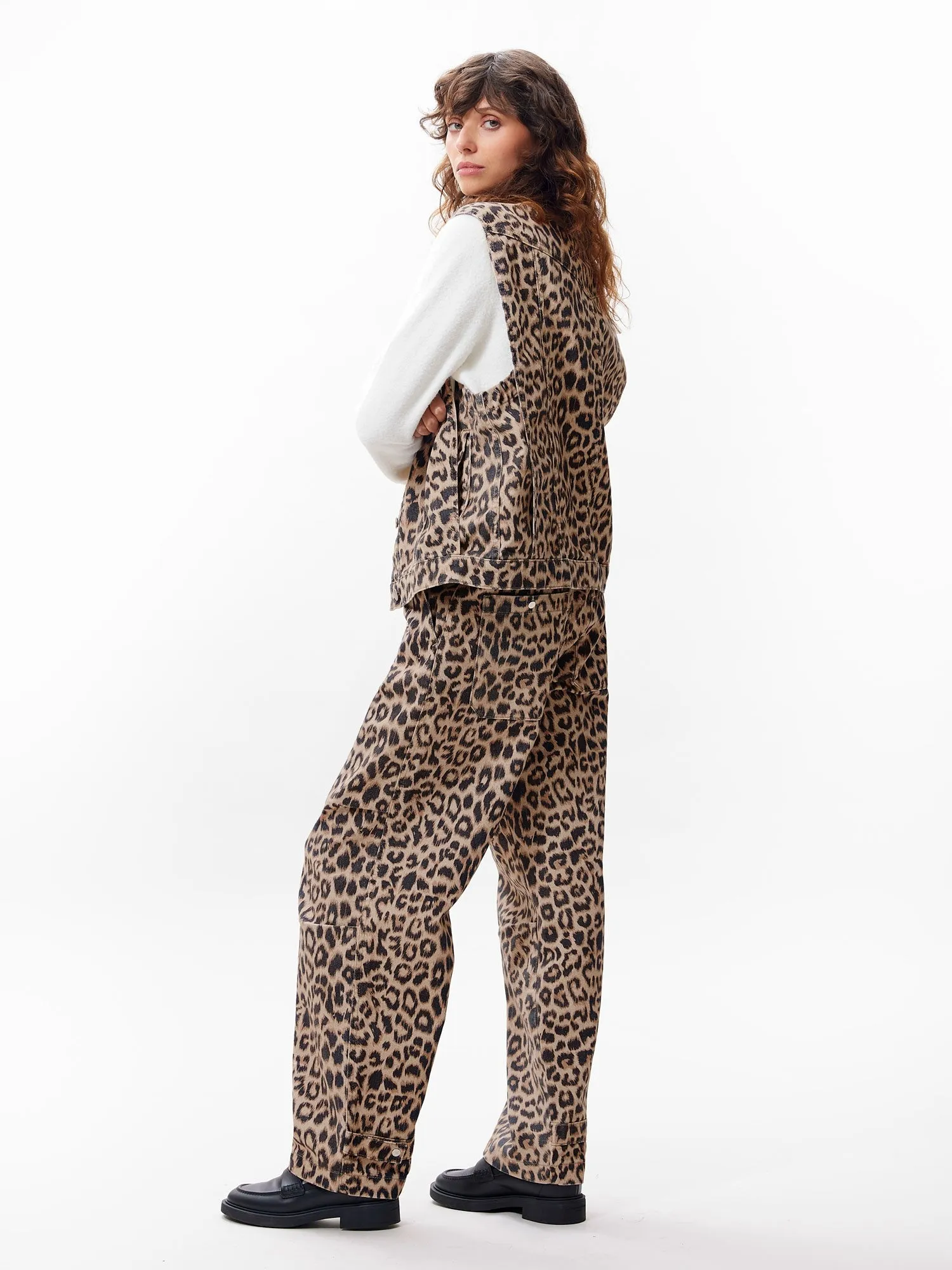 Gilet met leopard dessin | Sesame