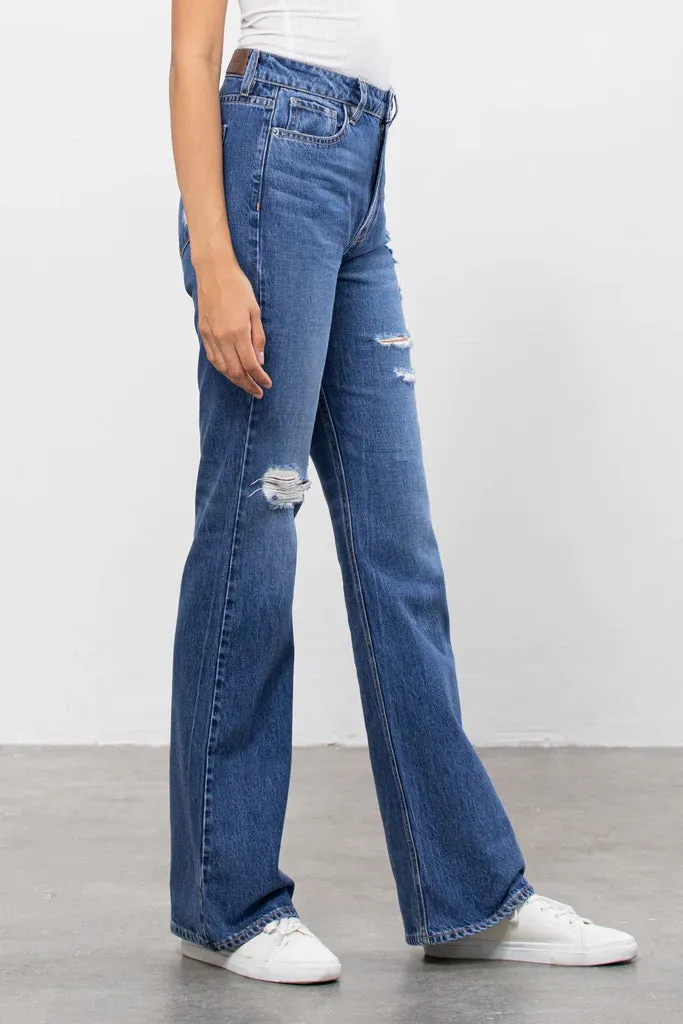 Happi High Rise Flare Hem Jeans