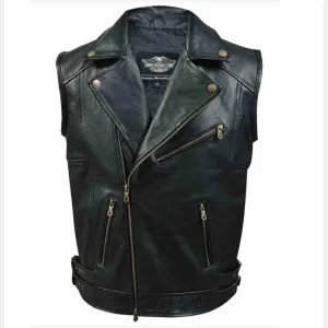 Harley Davidson Men's Layton Vintage Leather Vest