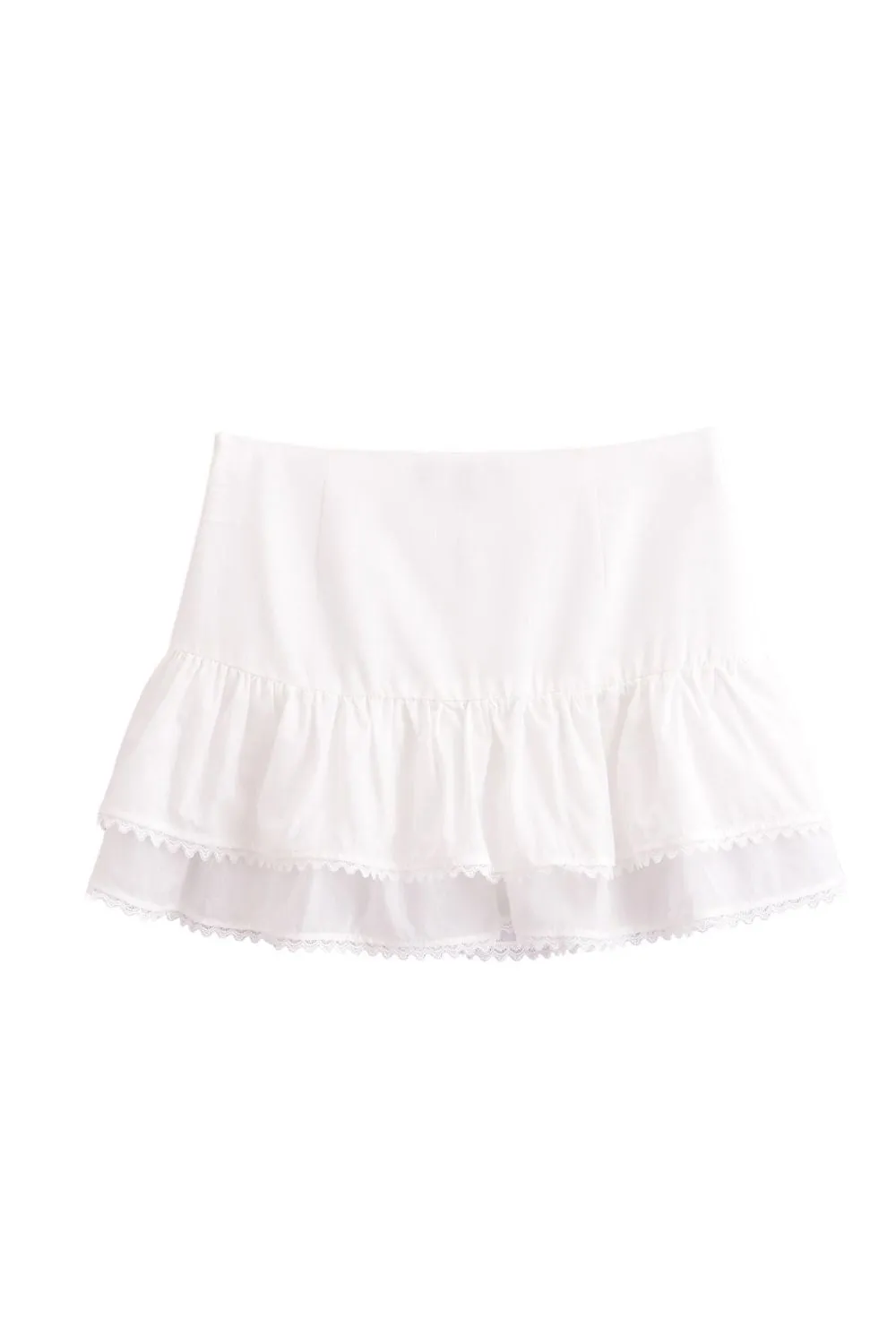 ‘Harper ’ Casual Layered Mini Cake Skirt （2 Colors)