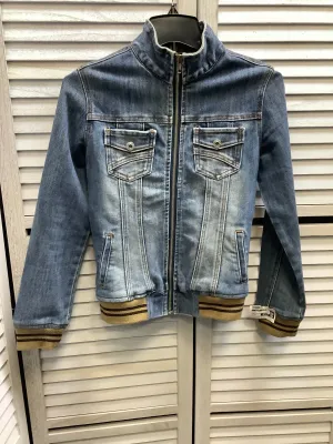 Jacket Denim By Clothes Mentor In Denim, Size: M