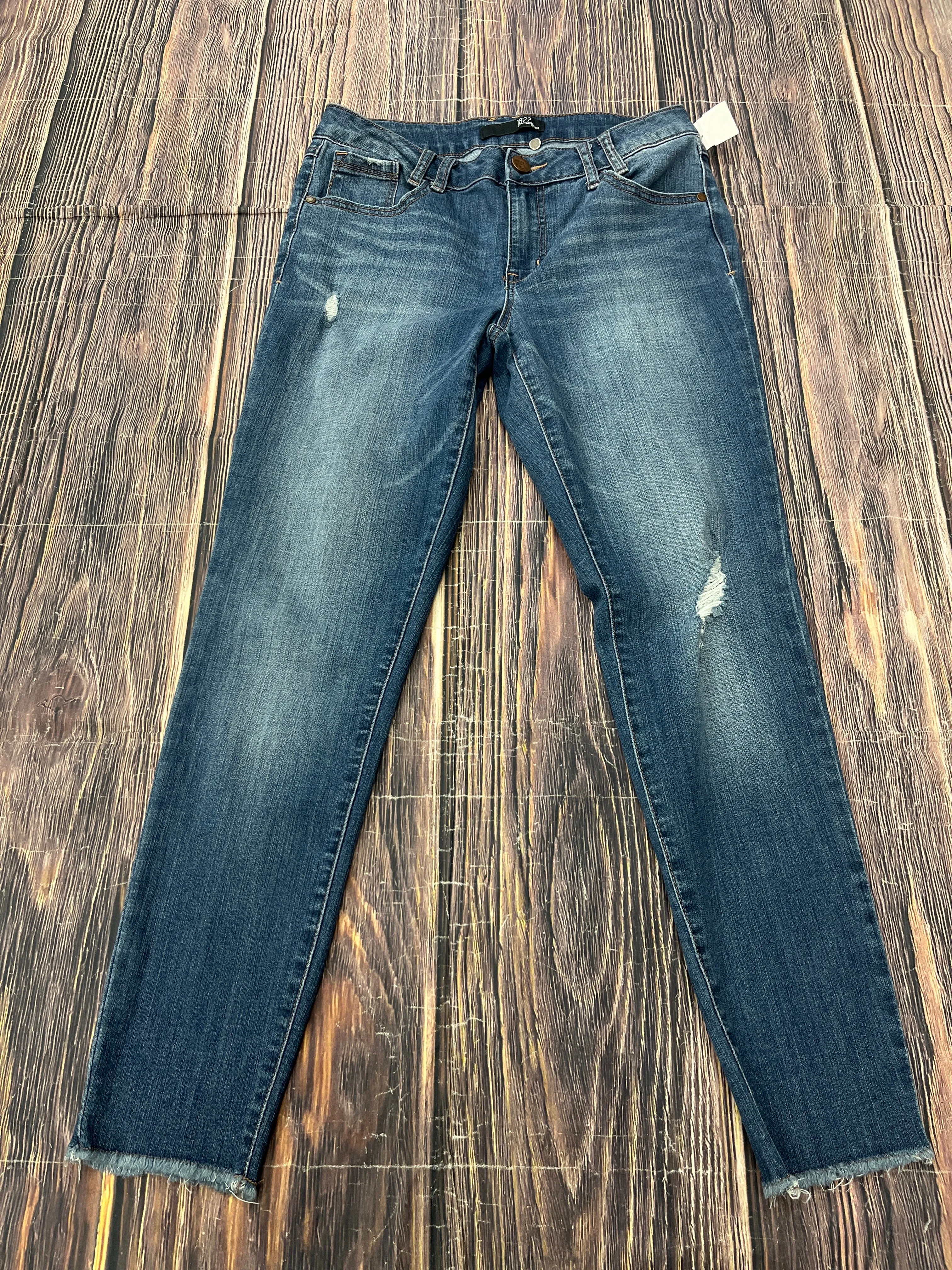 Jeans Skinny By 1822 Denim In Blue Denim, Size: 6