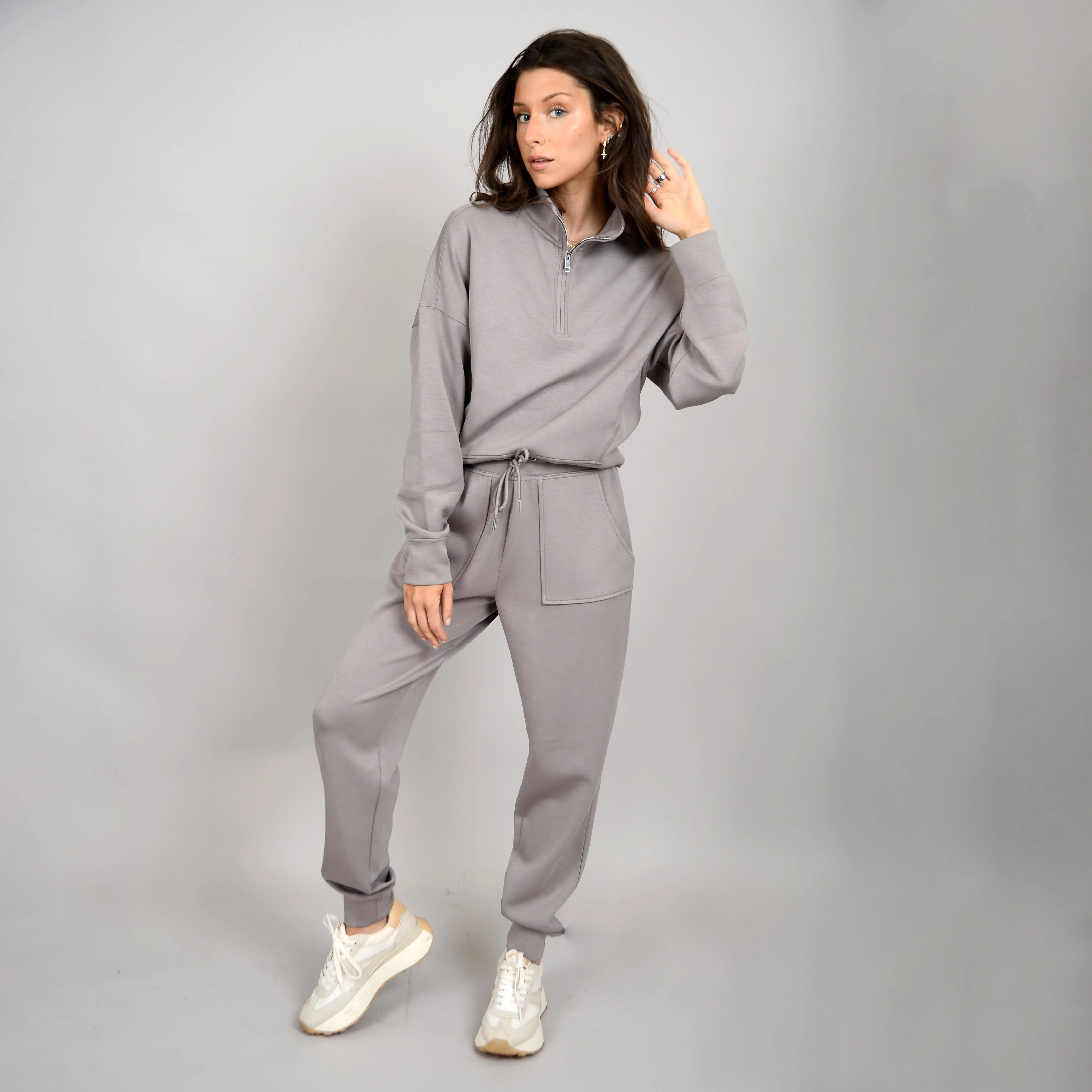 JOSELLE KNIT JOGGER - DUNE