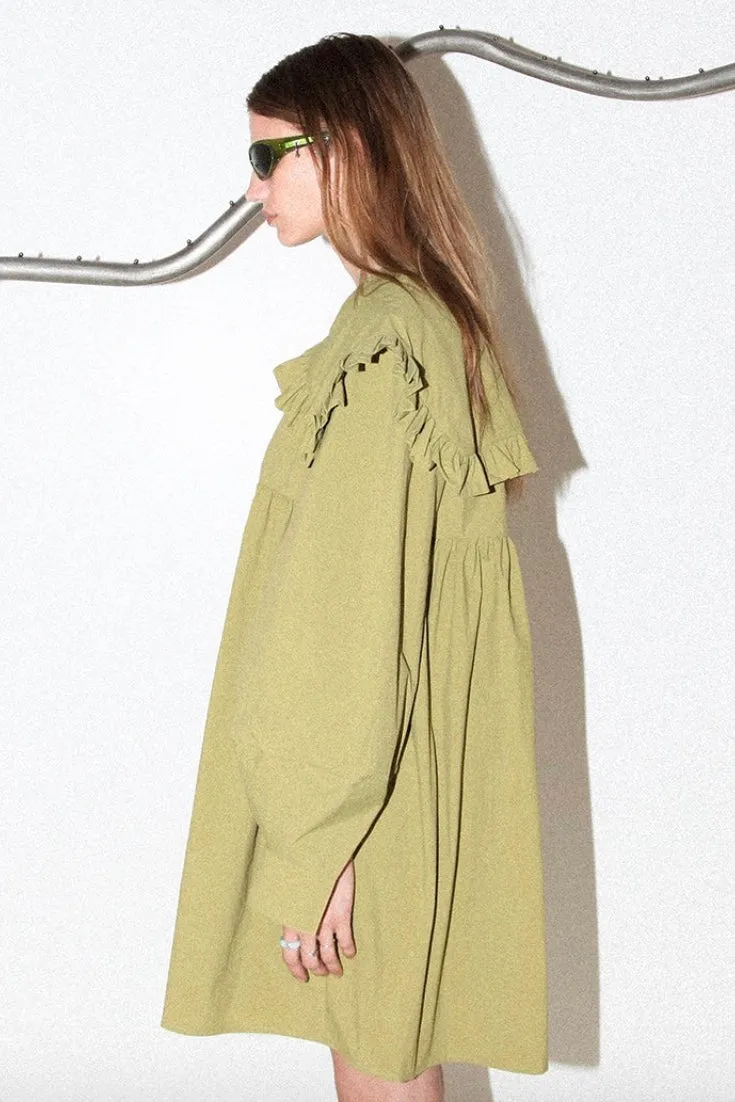 Kkco - Mini Sailor Dress: Olive Dyed