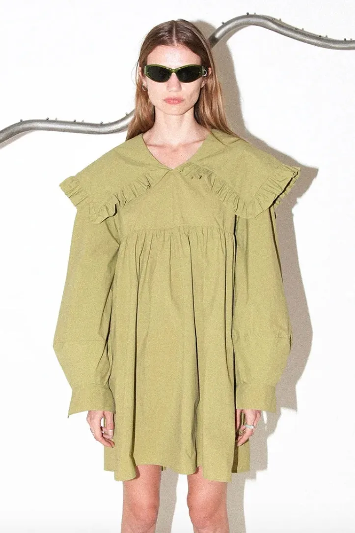 Kkco - Mini Sailor Dress: Olive Dyed