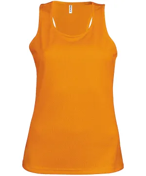 Ladies sports vest | Orange