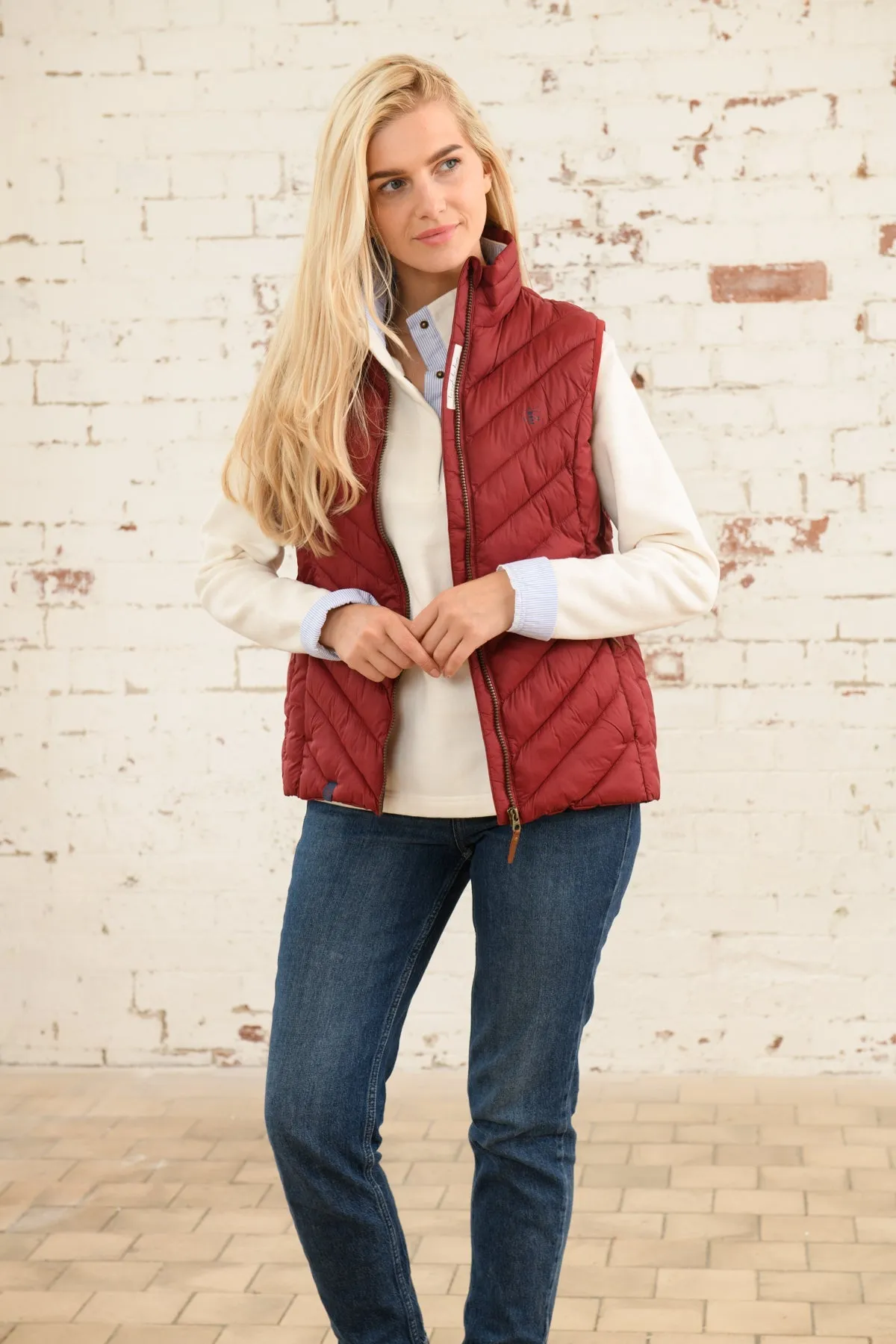 Laurel Gilet - Maroon