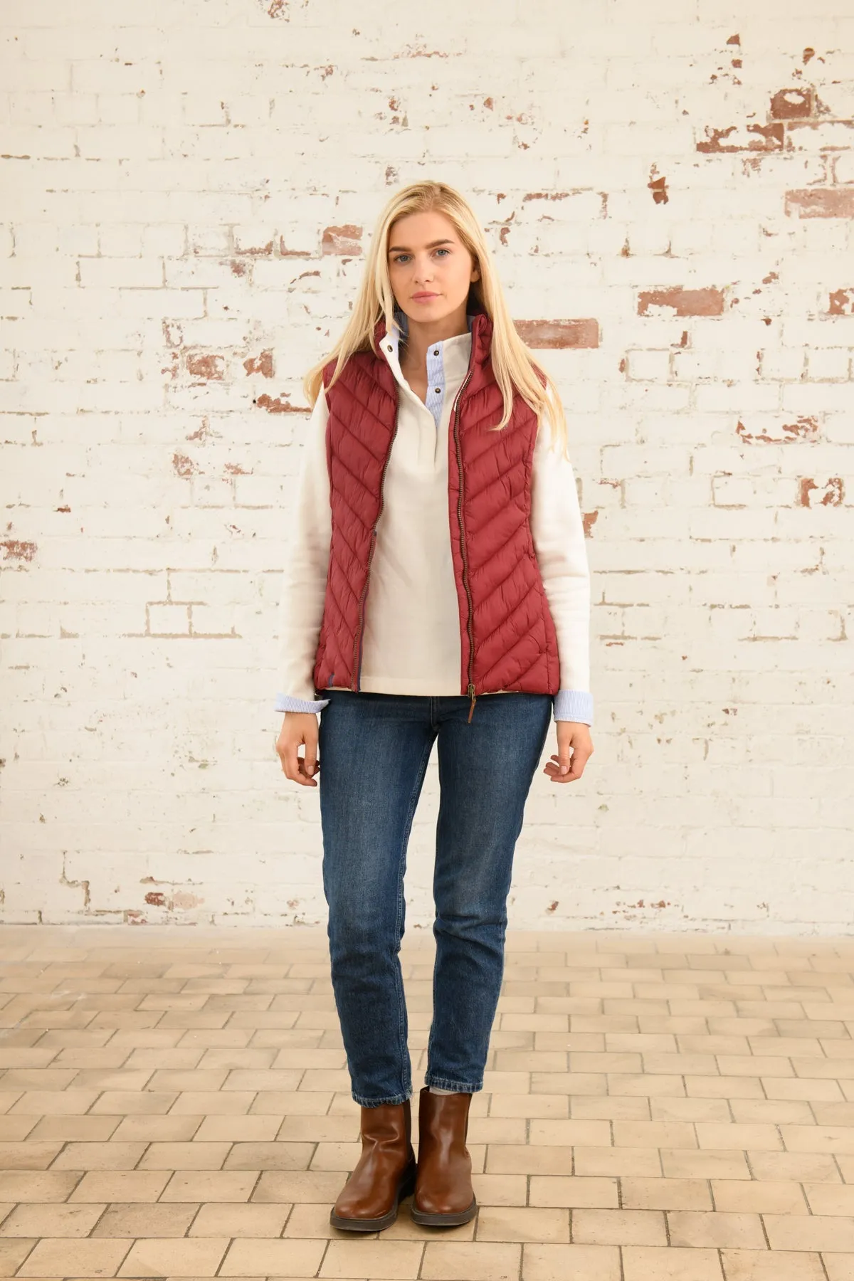 Laurel Gilet - Maroon