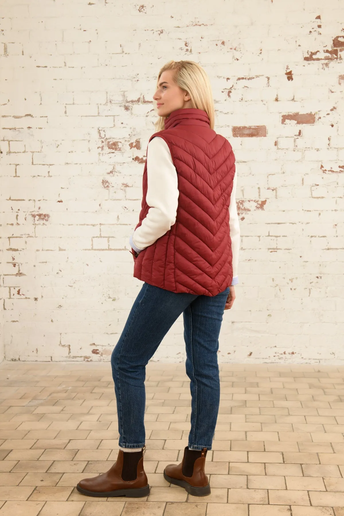 Laurel Gilet - Maroon