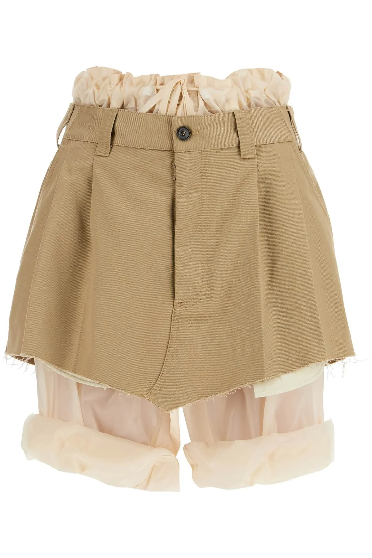 Layered Effect Mini Skirt