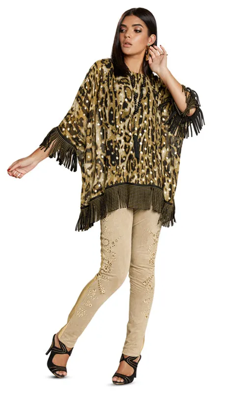 Leopard Tunic Top