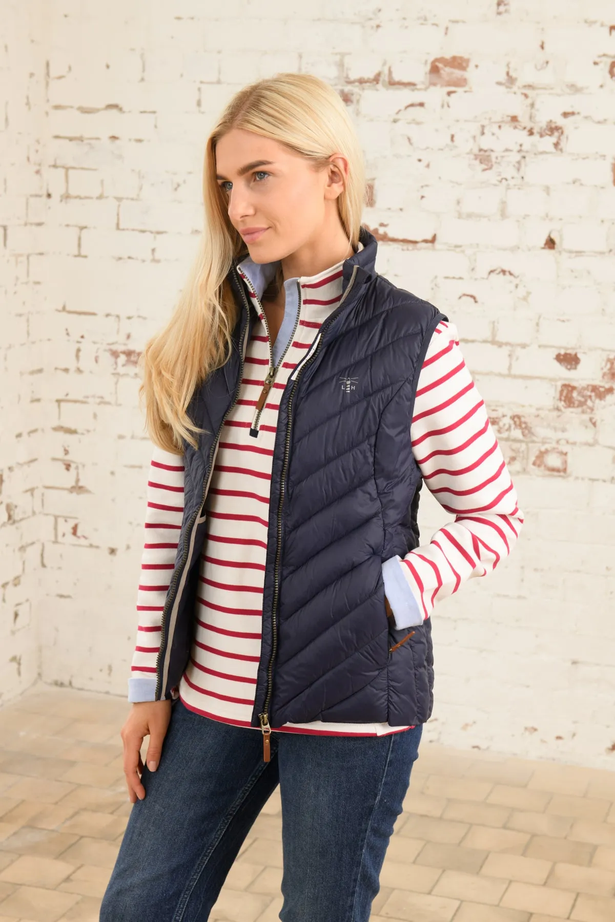 Lighthouse Laurel Gilet Navy