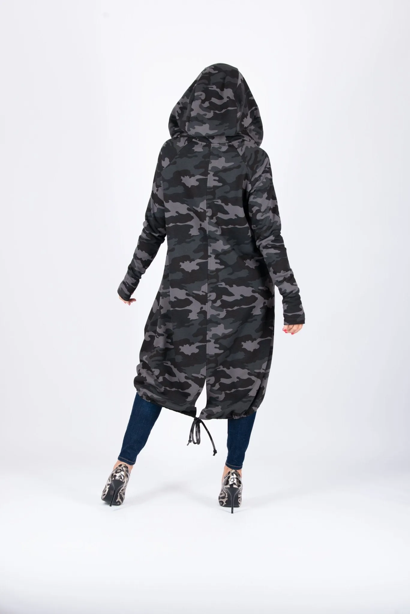 LILY Military Hooded Sweatshirt  SALE