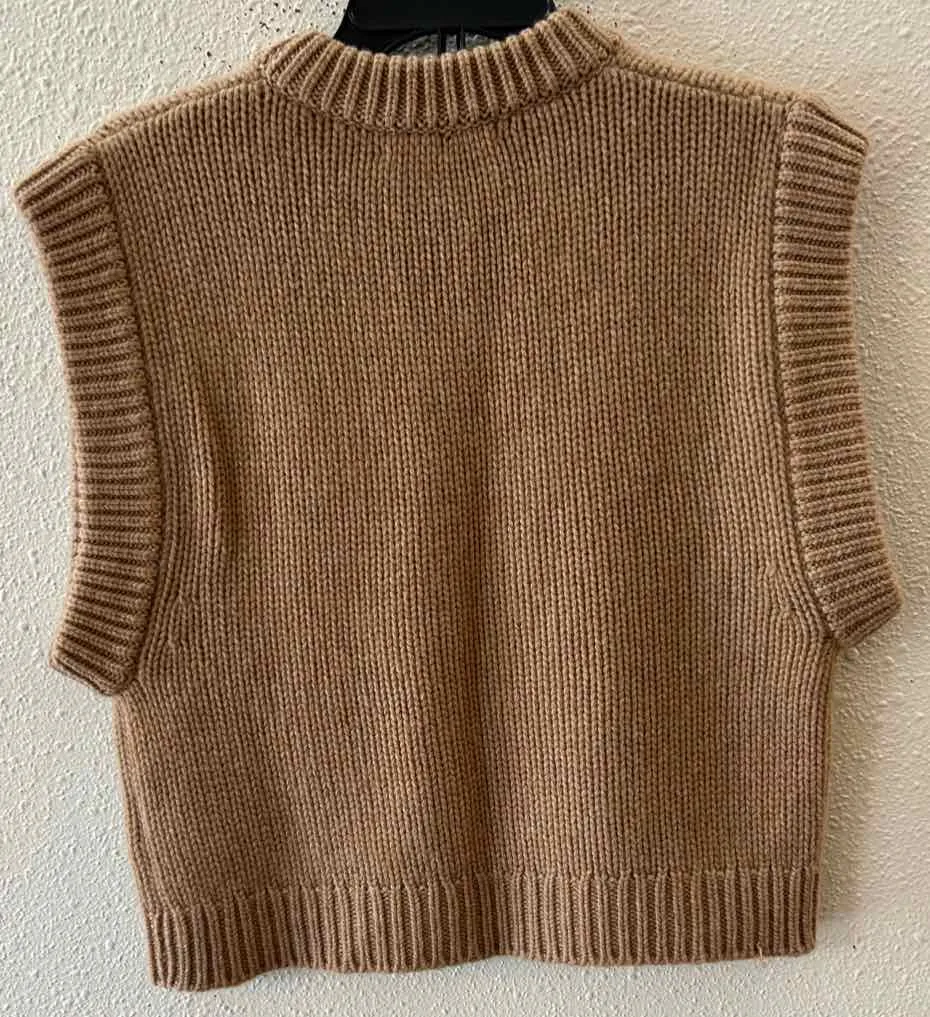 Lisa Yang Light Brown Size 0 Sweater