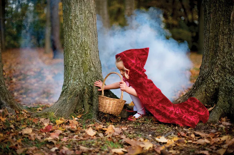 Little Red Riding Hood Velour Cape