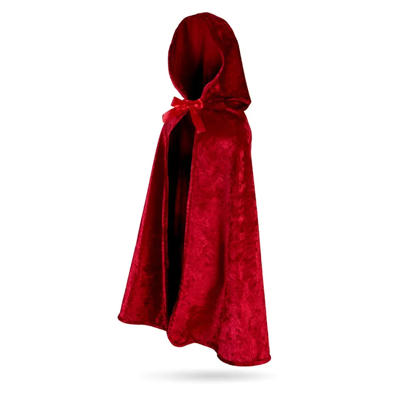 Little Red Riding Hood Velour Cape