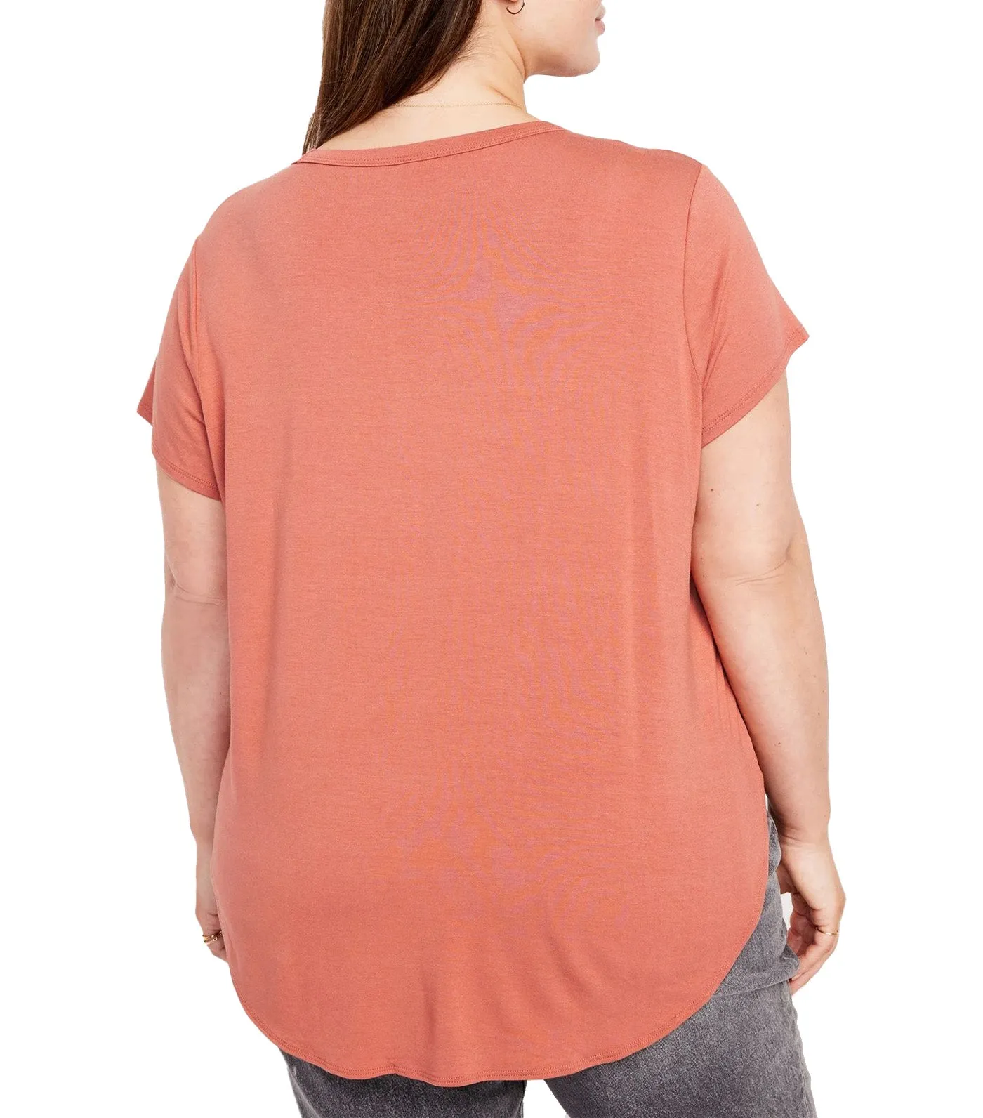 Luxe Tunic T-Shirt for Women Amberglow